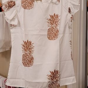 Pineapple Woman's Blouse